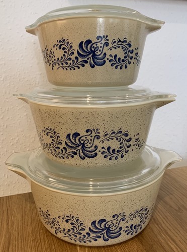 Vtg set pyrex homestead - vtg,