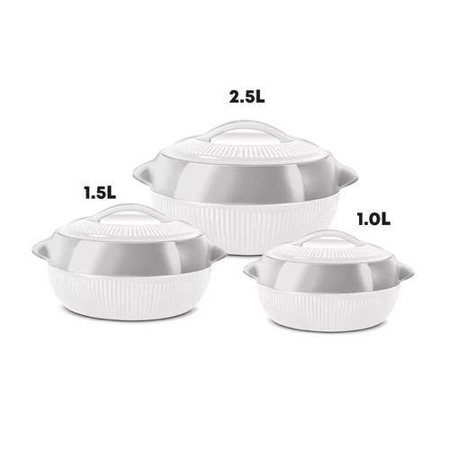 3pcs insulated hot pot - 3pcs,