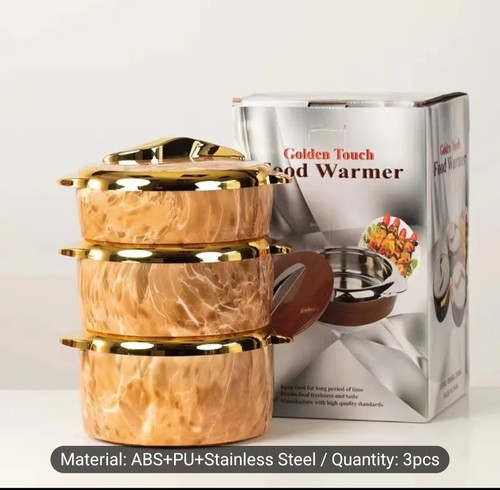 3pcs marble design food - marble, warmer